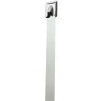 Stainless Steel Cable Ties, 150#, Silver, 20", 100/Case