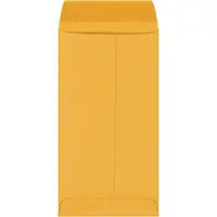 Gummed Envelopes, 3 1/2" x 6 1/2", Kraft, 5000/Case