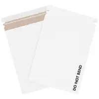 Stayflats® Do Not Bend Mailers, 9" x 11-1/2", White, 100/Case