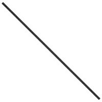 Paper Twist Ties, 7" x 5/32", Black, 2000/Case
