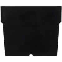 Plastic Shelf Bin Dividers, 2 7/8" x 3", Black, 50/Case