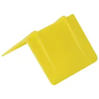 Plastic Strap Guards, 2 1/2" x 2", Yellow, 1000/Case