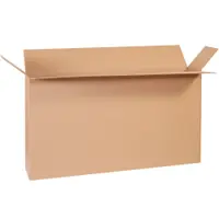 Side Loading Boxes, 54" x 8" x 28", Kraft, 5/Bundle; 120/Skid