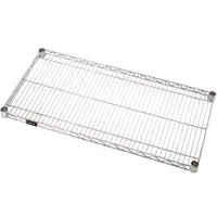 Wire Shelves, 72" x 24", Chrome, 2/Case