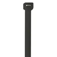 UV Cable Ties, 80#, 14", Black, 100/Case