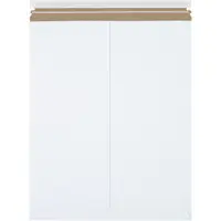 Stayflats Plus® Self-Seal Mailers, 17" x 21", White, 100/Case