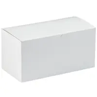 Gift Boxes, 12" x 6" x 6", White, 50/Case