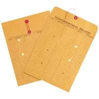 Inter-Department Envelopes, 10" x 13", Kraft, 100/Case