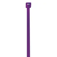 Colored Cable Ties, 18#, 4", Purple, 1000/Case