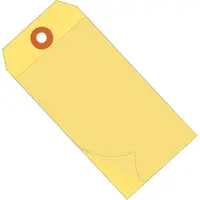 Self Laminating Tags, 4 3/4" x 2 3/8", Yellow, 100/Case