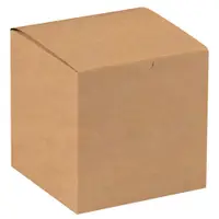 Gift Boxes, 6" x 6" x 6", Kraft, 100/Case