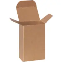 Reverse Tuck Folding Cartons, 2 1/2" x 1 3/4" x 4", Kraft, 500/Case