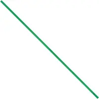 Plastic Twist Ties, 4" x 5/32", Green, 2000/Case
