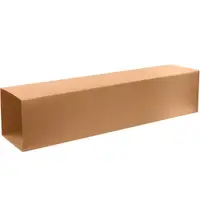 Telescoping Outer Boxes, 12 1/2" x 12 1/2 x 48", Kraft, 15/Bundle; 120/Skid