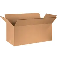 Double Wall Boxes, 40" x 20" x 20", Kraft, 5/Bundle; 90/Skid