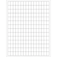 Tape Logic® Rectangular Laser Labels, 1/2" x 3/4", White, 22400/Case