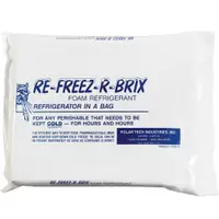 Re-Freez-R-Brix™ Cold Bricks, 9" x 8" x 1 1/2", White, 6/Case