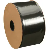 Poly Tubing, 4 Mil, 2" x 725', Black, 1/Roll