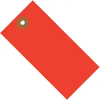 Tyvek® Shipping Tags, 6 1/4" x 3 1/8", Red, 100/Case