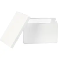 Insulated Foam Container, 8" x 6" x 4 1/4", White, 12/Case; 120/Skid