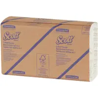Scott® Surpass® White C-Fold Towels, White, 16/Case
