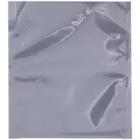 Unprinted Open End Static Shielding Bags, 8" x 10", Transparent, 100/Case