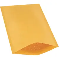Heat-Seal Bubble Mailers, #3, 8 1/2" x 14", Kraft, 100/Case