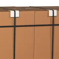Strapping Protectors, .120, 2" x 2" x 6", White, 800/Case