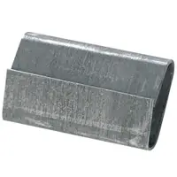 Steel Strapping Seals, Closed/Thread On Regular Duty, 1/2", Silver, 5000/Case