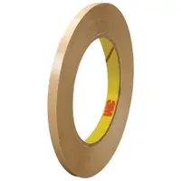 3M™ 465 Adhesive Transfer Tape, Hand Rolls, 2.0 Mil, 1/4" x 60 yds., Clear, 144/Case