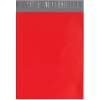 Poly Mailers, 12" x 15 1/2", Red, 100/Case