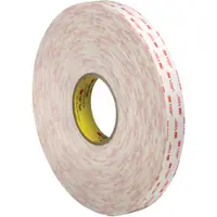 3M™ 4955 VHB™ Tape, 80.0 Mil, 1" x 5 yds, White, 1/Case
