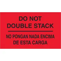 Tape Logic® Bilingual Labels, "No Pongan Nada Encima De Esta Carga", 3" x 5", Fluorescent Red, 500/Roll
