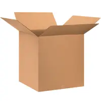Corrugated Boxes, 28" x 28" x 28", Kraft, 5/Bundle; 120/Skid