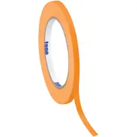 Tape Logic® Masking Tape, 4.9 Mil, 1/4" x 60 yds., Orange, 144/Case