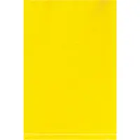 Flat 2 Mil Poly Bags, 6" x 9", Yellow, 1000/Case