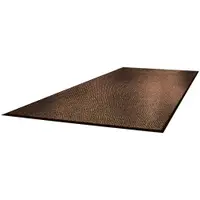 Superior Vinyl Carpet Mat, 4' x 6', Brown, 1/Each