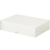 Stationery Folding Cartons, 8 5/8" x 12" x 3", White, 150/Case