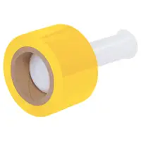 Bundling Stretch Film, 3" x 80 Gauge x 1000', Yellow, 18/Case