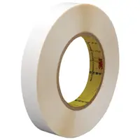 3M™ 9579 Double Sided Film Tape, 9.0 Mil, 1/2" x 36 yds., White, 72/Case
