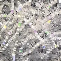Crinkle Paper Blend, Iridescent/White, 10 Lbs./Case