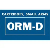 Tape Logic® Labels, "Cartridges, Small Arms ORM-D", 1 3/8" x 2 1/4", Blue/White, 500/Roll