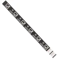 Tyvek® Wristbands, 3/4" x 10", White "Age Verified", 500/Case