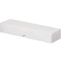 Stationery Folding Cartons, 12" x 3 1/2" x 2", White, 200/Case