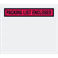 Tape Logic® "Packing List Enclosed" Envelopes, 7" x 6" "Pa, Red, 1000/Case