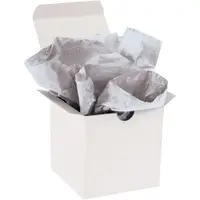 Gift Grade Tissue Paper, 20" x 30", Metallic Silver, 200/Case