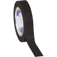 Tape Logic® Solid Vinyl Safety Tape, 6.0 Mil, 1" x 36 yds, Black, 3/Case