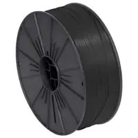 Plastic Twist Tie Spool, 5/32" x 7000', Black, 1/Case