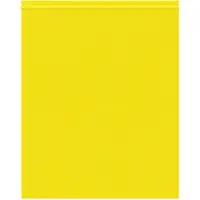 Reclosable 2 Mil Poly Bags, 10" x 12", Yellow, 1000/Case