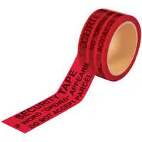Tape Logic® Secure Tape, 2.5 Mil, 2" x 60 yds., Red, 36/Case